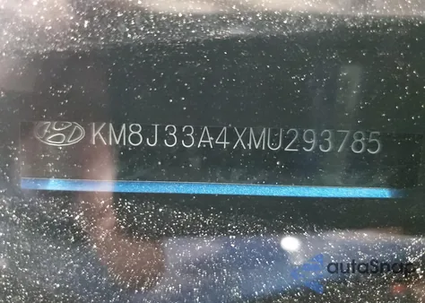 2021 Hyundai Tucson Limited from USA, damaged, VIN KM8J33A4XMU293785